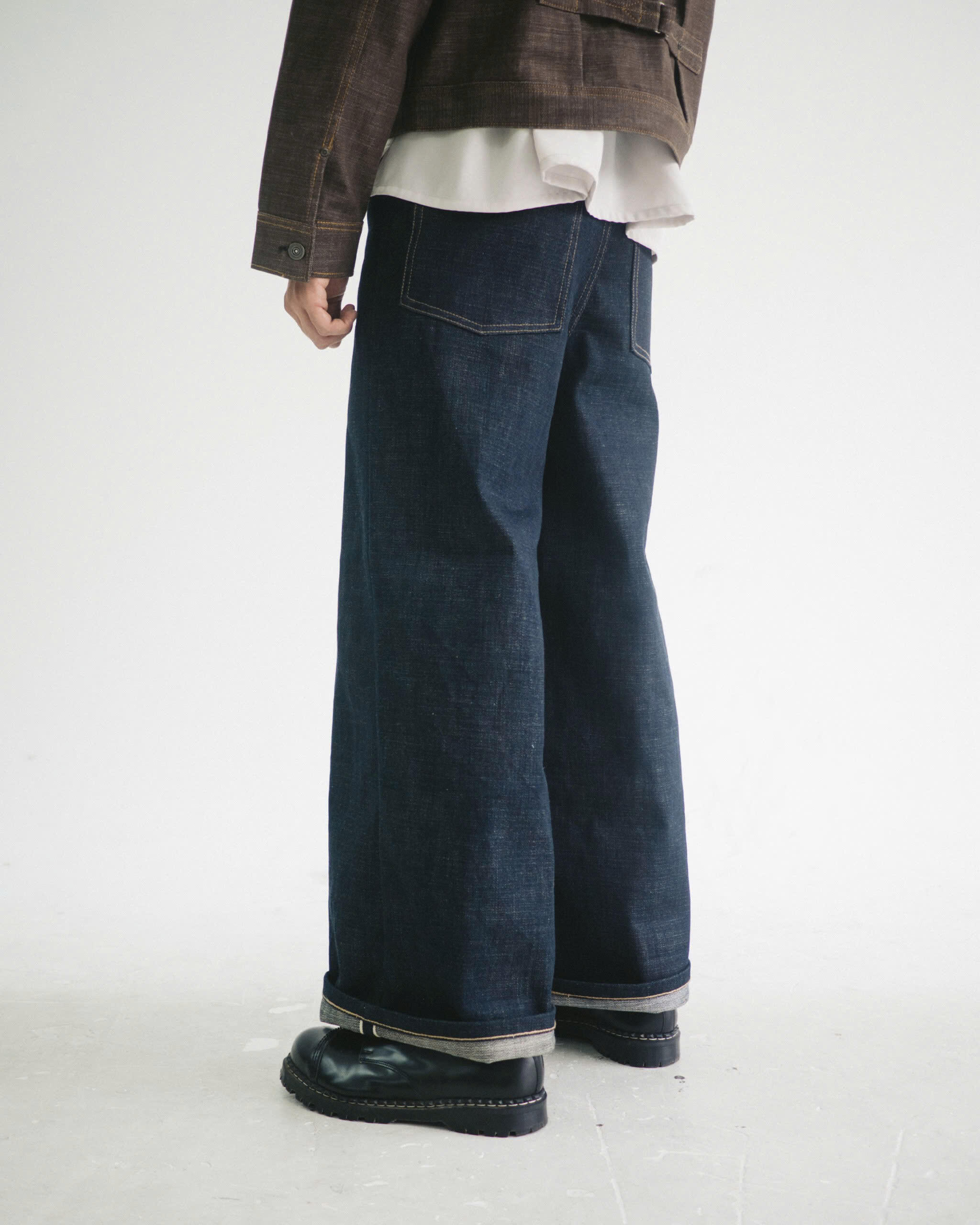 Wide-leg Selvedge Denim Pant