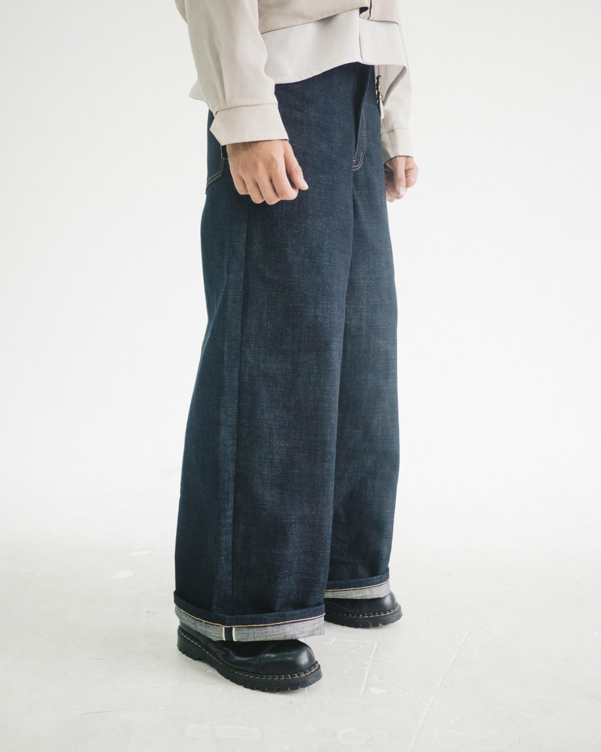 Wide-leg Selvedge Denim Pant